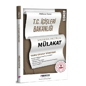 T.c. Içişleri Bakanlığı Sınavına Hazırlık Mülakat Kolektif