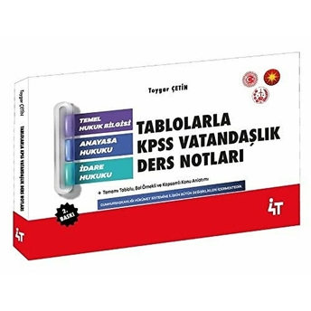 Tablolarla Kpss Vatandaşlık Ders Notları Toygar Çetin