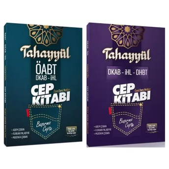 Tahayyül Yayınları Öabt Din Kültürü Cep Kitabı Özet Ders Notları 2 Li Set Mustafa Çoban