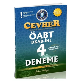 Tahayyül Yayınları Öabt Din Kültürü Ve Ahlak Bilgisi Cevher 4 Deneme Pdf Çözümlü Furkan Palabıyık