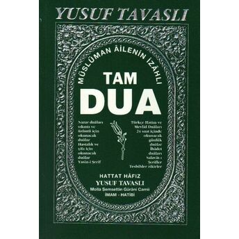 Tam Dua Kitabı (B04) Yusuf Tavaslı