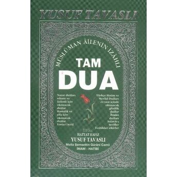 Tam Dua Kitabı (Cep Boy C36) Yusuf Tavaslı