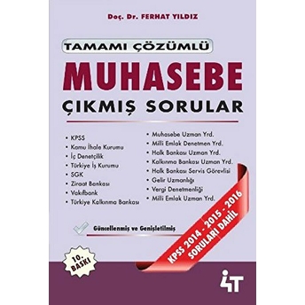 Tamamı Çözümlü Muhasebe Çıkmış Sorular