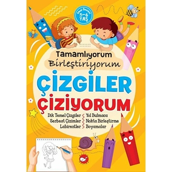 Tamamlıyorum Birleştiriyorum - Çizgiler Çiziyorum Tuba Öztürk