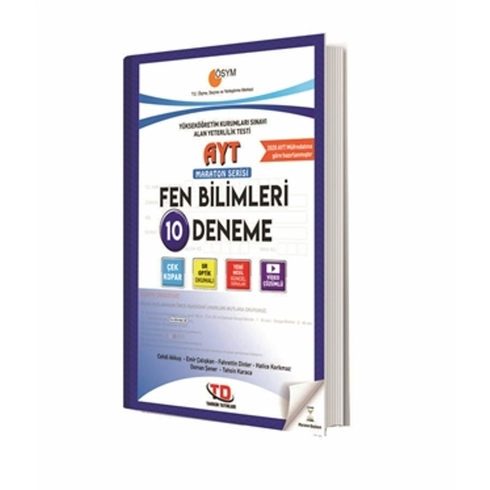 Tandem 2020 Ayt Maraton Serisi Fen Bilimleri 10 Deneme