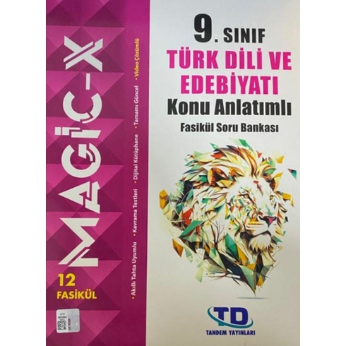Tandem 9. Sınıf Türk Dili Ve Edebiyatı Konu Anlatımlı Fasikül Soru Bankası