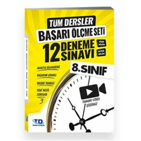 Tandem Başarı Ölçme Seti 12 Deneme Sınavı 8. Sınıf