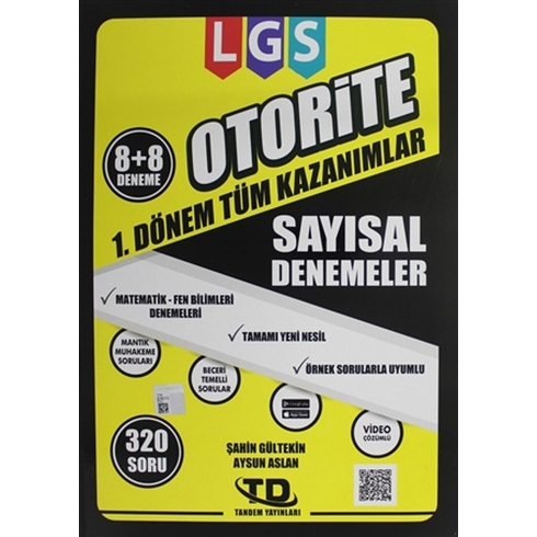 Tandem Lgs 1. Dönem Tüm Kazanımlar Sayısal Denemeler