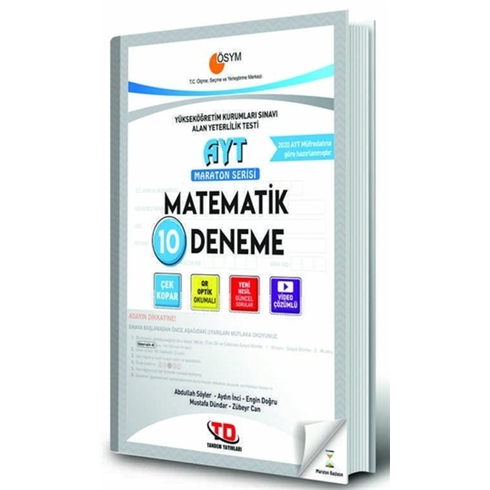 Tandem Maraton Serisi Ayt Matematik 10 Deneme