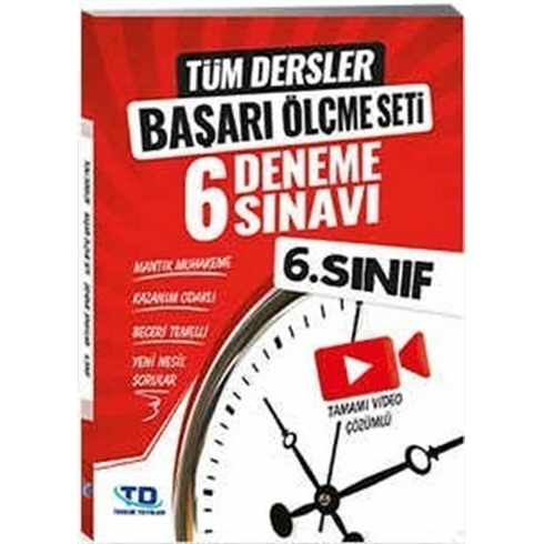 Tandem Tüm Dersler Başarı Ölçme Seti 6. Sınıf 6 Deneme Sınavı (Iadesiz)