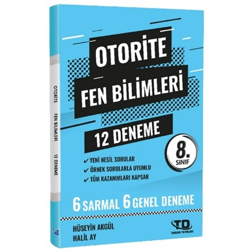 Tandem Yayınları 8. Sınıf Otorite Fen Bilimleri 12 Deneme