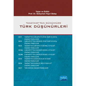 Tanzimat’tan Günümüze Türk Düşünürleri (7 Cilt - 8 Kitap) Kolektif