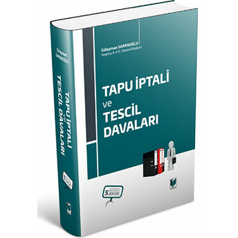 Tapu Iptali Ve Tescil Davaları Ciltli Süleyman Sapanoğlu