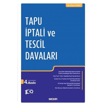 Tapu Iptali Ve Tescil Davaları Erhan Günay