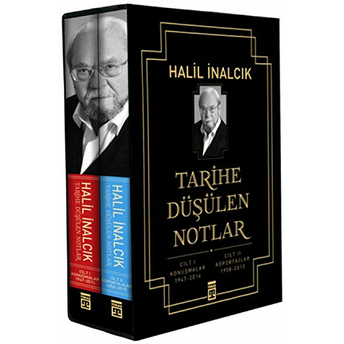 Tarihe Düşülen Notlar - 2 Cilt Takım Kutulu Halil Inalcık