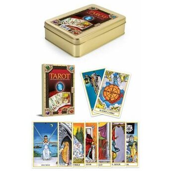 Tarot (Metal Kutulu) 78 Kart Ve Açıklama Kitabı Kolektıf