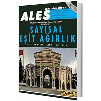 Tasarı Akademi 2014 Ales Konu Anlatımlı Sayısal Eşit Ağırlık Barış Ulaş Soysal