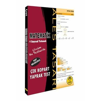 Tasarı Ales Matematik Yaprak Test Komisyon