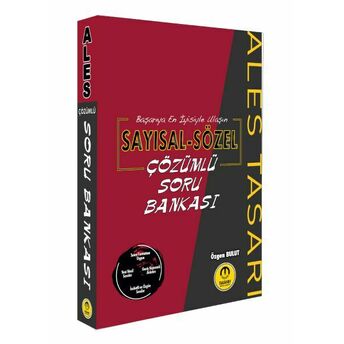 Tasarı Ales Sayısal Sözel Yetenek Soru Bankası Çözümlü Özgen Bulut