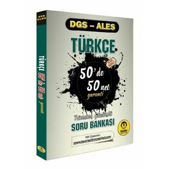 Tasarı Dgs Ales Türkçe 50 De 50 Net Garanti Soru Bankası Özgen Bulut