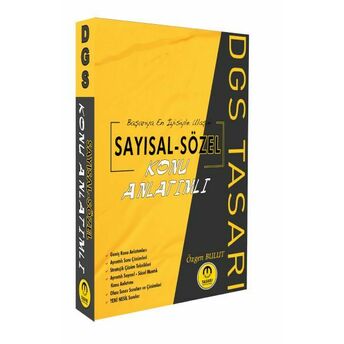 Tasarı Dgs Sayısal Sözel Yetenek Konu Anlatımı Tek Kitap Özgen Bulut