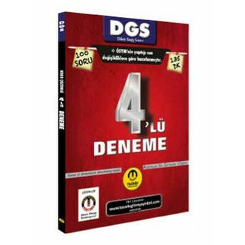 Tasarı Dgs Son Format 4 Lü Çözümlü Deneme Özgen Bulut