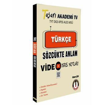 Tasarı Dgs Türkçe Sözcükte Anlam Video Ders Notları