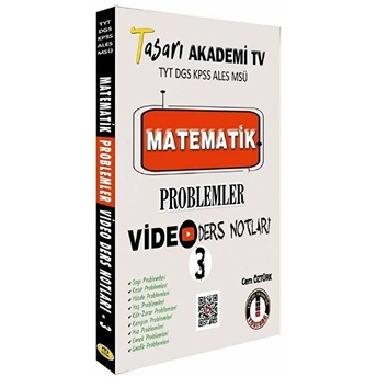 Tasarı Matematik Problemler Video Ders Notları 3 Cem Öztürk