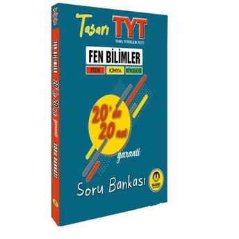 Tasarı Tyt Fen Bilimleri 20 De 40 Net Soru Bankası Mustafa Tümer Şükran