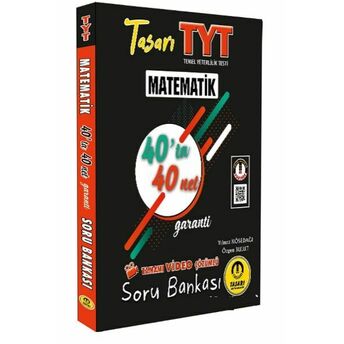 Tasarı Tyt Matematik 40 Ta 40 Net Soru Bankası Yılmaz Kösedağı,Özgen Bulut