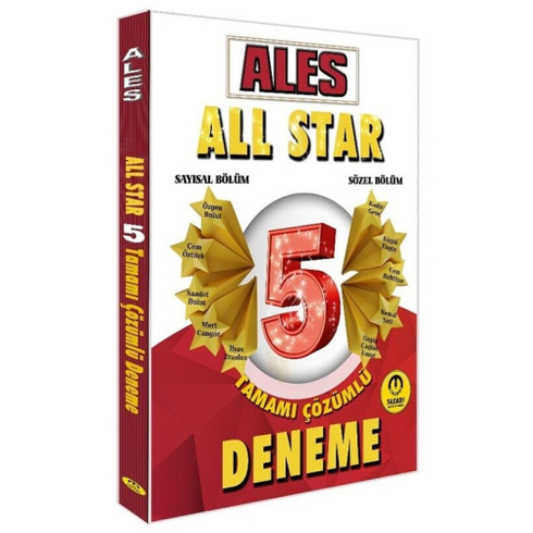 Tasarı Yayınları Ales All Star 5 Deneme Çözümlü Komisyon