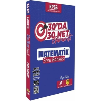 Tasarı Yayınları Kpss Matematik 30 Da 30 Net Garanti Soru Bankası