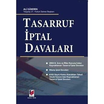 Tasarruf Iptal Davaları Ali Güneren