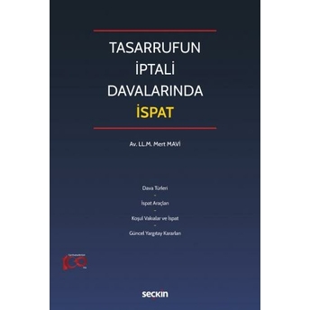 Tasarrufun Iptali Davalarında Ispat Mert Mavi