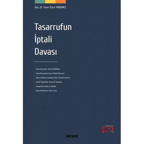 Tasarrufun Iptali Davası Taner Emre Yardımcı