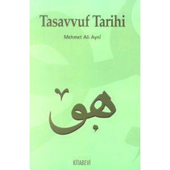 Tasavvuf Tarihi Mehmed Ali Ayni