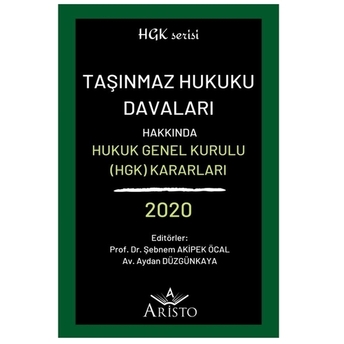 Taşınmaz Hukuku Davaları Şebnem Akipek Öcal