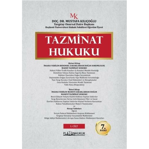 Tazminat Hukuku (2 Cilt) Mustafa Kılıçoğlu