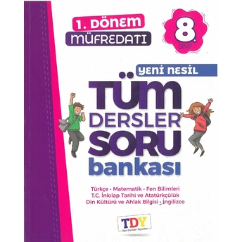 Tdy Lgs 1.Dönem Tüm Dersler Soru Bankası