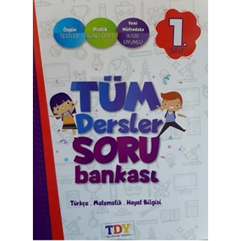 Tdy Yayınları 1. Sınıf Tüm Dersler Soru Bankası (Yeni) Mesut Yavuztürk