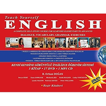 Teach Yourself English - Kendi Kendine Görüntülü Ingilizce Öğrenim Sistemi (3 Kitap 17 Dvd 1 Mp3 Cd) B. Orhan Doğan