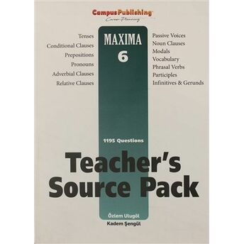 Teacher's Source Pack - Maxima 6 Özlem Ulugöl, Kadem Şengül