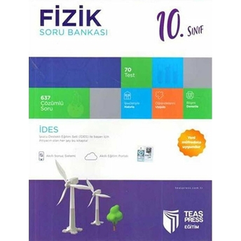 Teas Press Yayınları Ides 10. Sınıf Fizik Soru Bankası