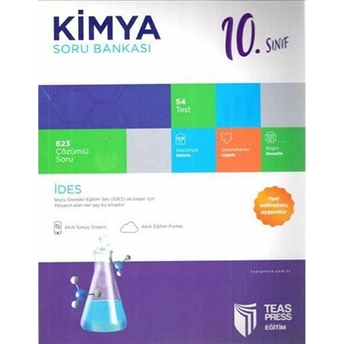 Teas Press Yayınları Ides 10. Sınıf Kimya Soru Bankas