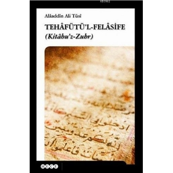 Tehafütü'l-Felasife Alaaddin Ali Tusi