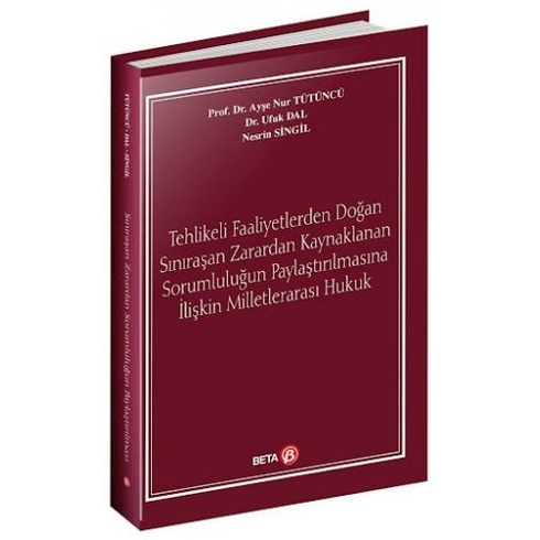 Tehlikeli Faaliyetlerden Doğan Sınıraşan Zarardan Kaynaklanan Sorumluluğun Paylaştırılmasına Ilişkin Milletlerarası Hukuk