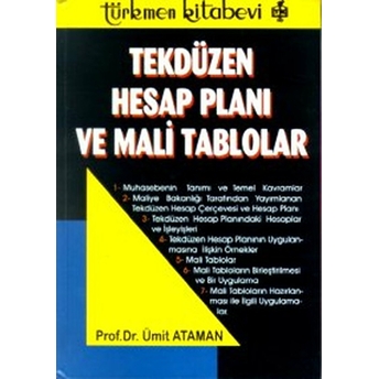 Tekdüzen Hesap Planı Ve Mali Tablolar