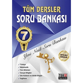 Tekiz 7.Sınıf Tüm Dersler Soru Bankası