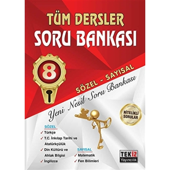 Tekiz 8.Sınıf Tüm Dersler Soru Bankası