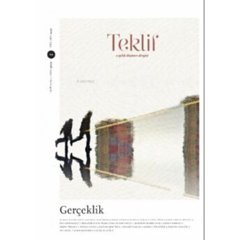 Teklif 2 Aylık Düşünce Dergisi Sayı:1 Ocak 2022 Kolektif